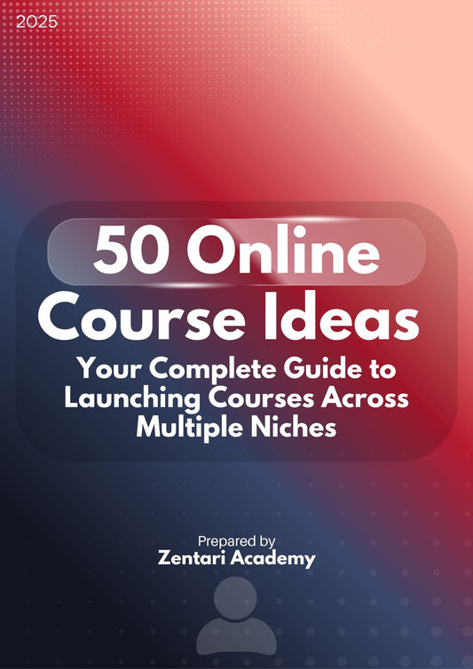 50 Proven Online Course Ideas – Zentari Academy